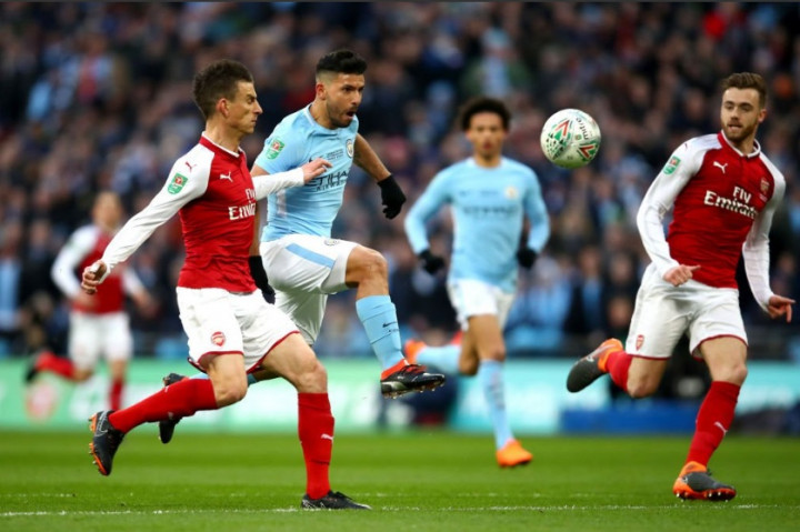 Babak 1: Aguero Bawa City Ungguli Arsenal
