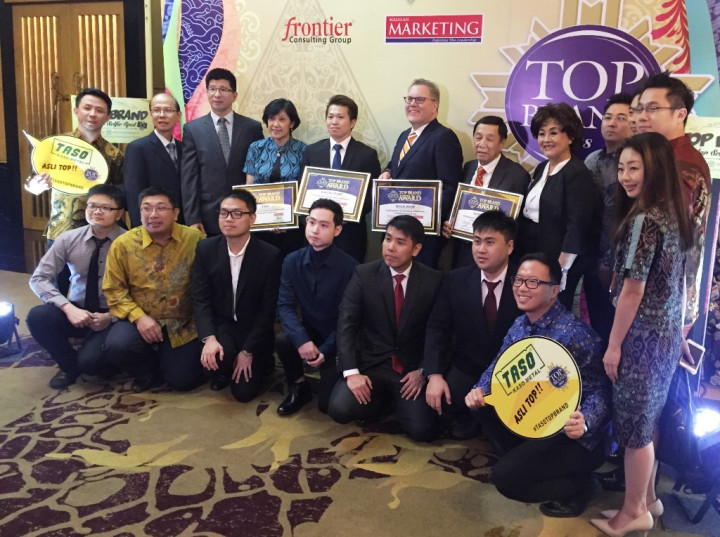 Tatalogam Lestari 7 Kali Raih Penghargaan Top Brand Award