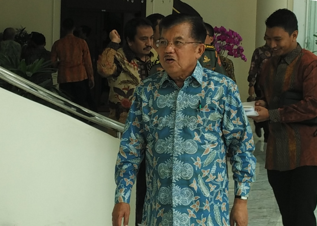 Wakil Presiden Jusuf Kalla - Medcom.id/Dheri Agriesta. 