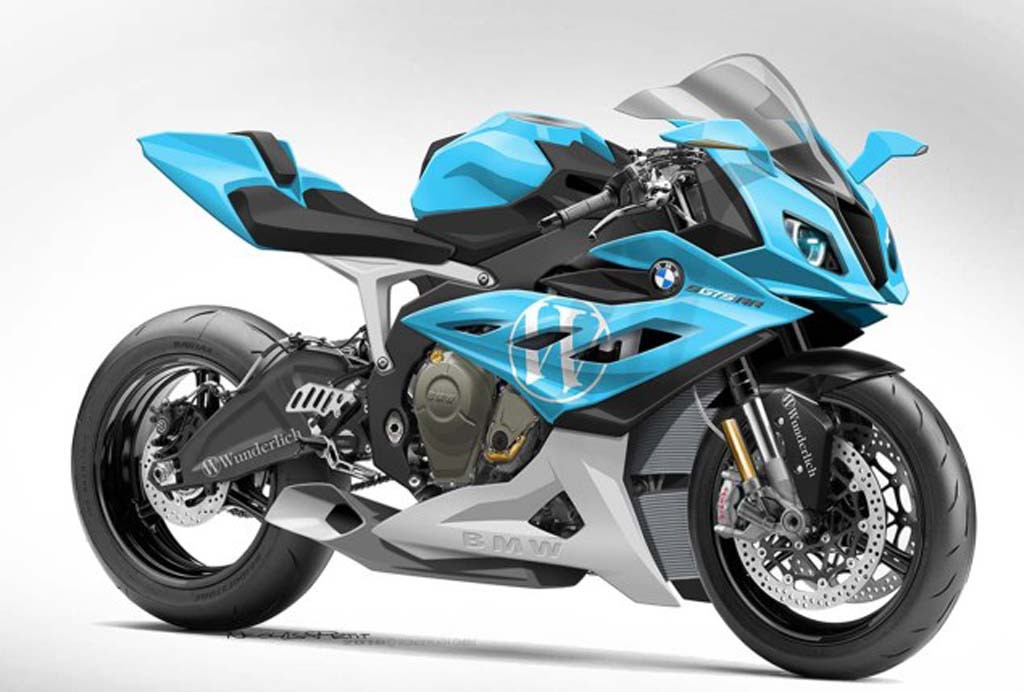 Sketsa BMW S675RR punya desain yang agresif. Wunderlich