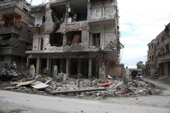 Baku Tembak di Gencatan Senjata Lima Jam Ghouta Timur