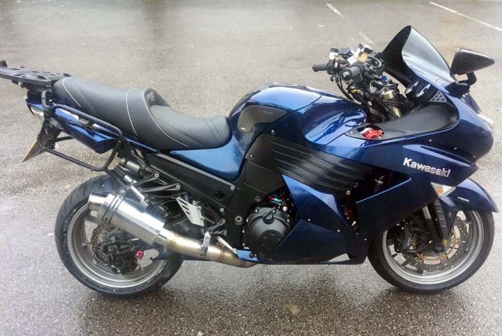 Ninja ZX-14 Disulap jadi Monster Touring Bertenaga 330 Dk