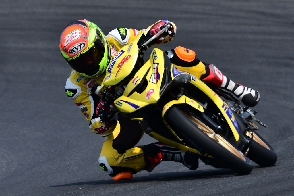 Gupita Kresna jadi rider tercepat disesi tes pramusim. ARRC