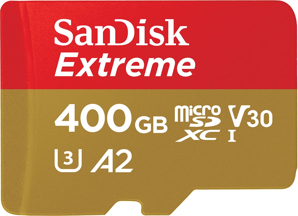 SanDisk Extreme UHS-I microSDXC 400GB.
