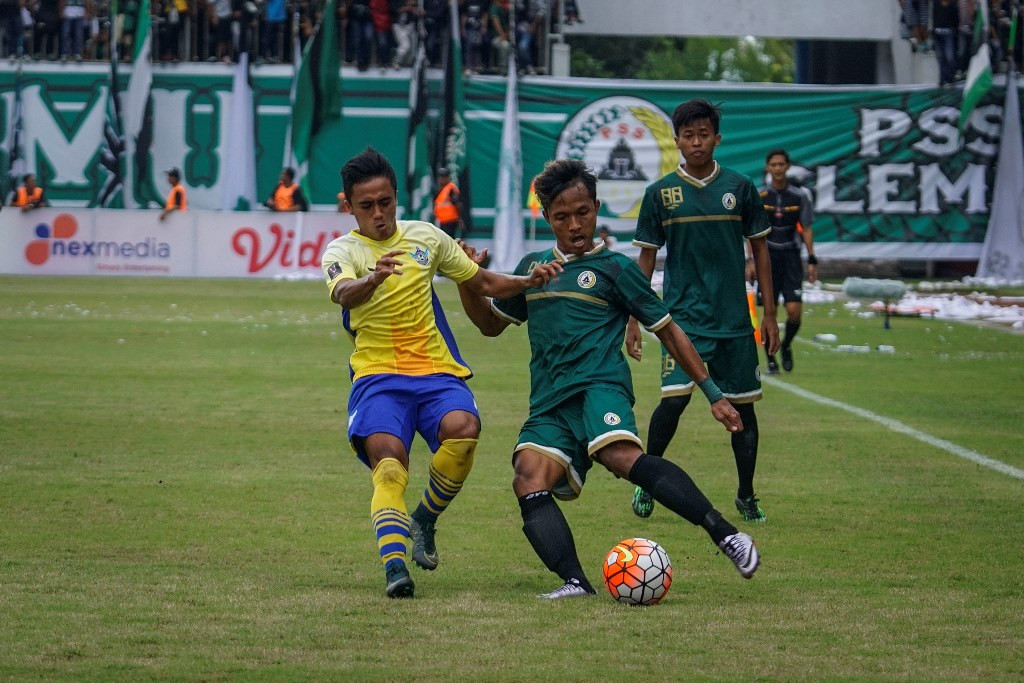 Ilustrasi pertandingan PSS Sleman. (Foto: Antara/Hendra Nurdiansyah)