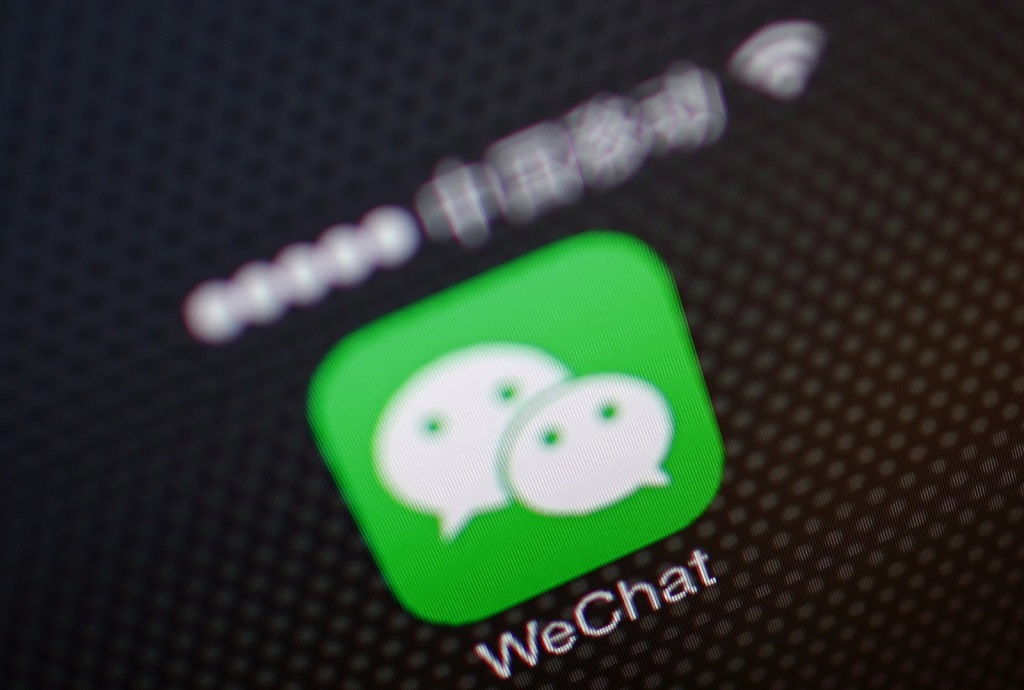 Aplikasi WeChat. (REUTERS/Petar Kujundzic)