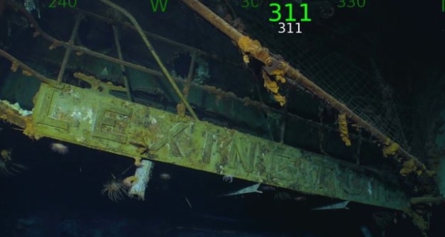 Bangkai Kapal Induk AS saat PD II Ditemukan