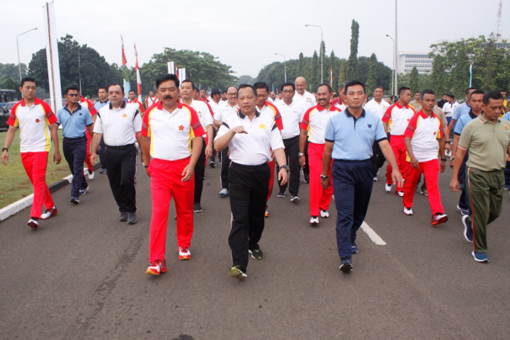 Indonesia Military and Police Counducted Joint Exercise