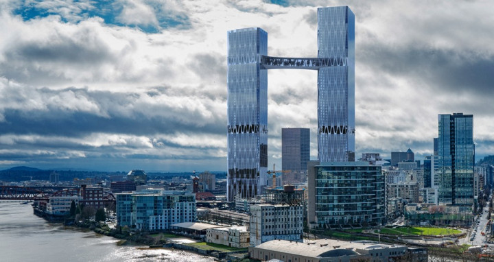 Taman Apartemen TOD Ini Tertinggi di Dunia