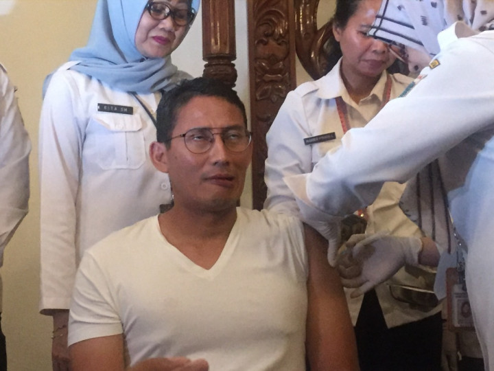 Ketika Sandi Disuntik Vaksin Difteri