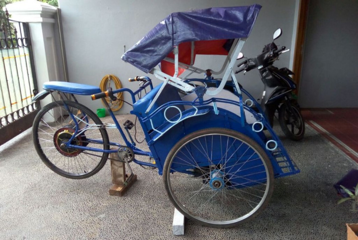 Pemprov DKI Dapat Sumbangan Becak Listrik