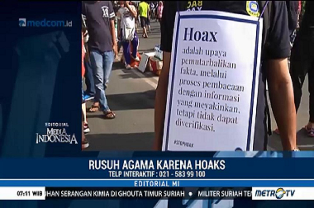 Rusuh Agama karena Hoaks