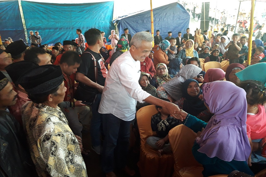 Ganjar bertemu dengan warga di Boyolali, Jumat, 9 Maret 2018, Medcom.id - Budi