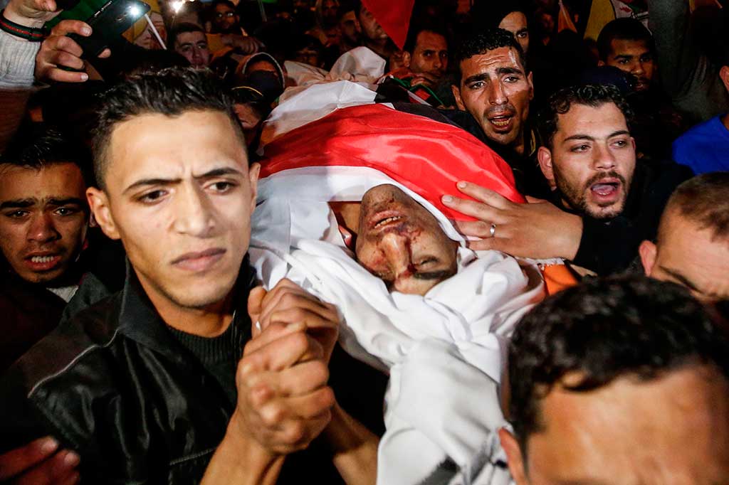 Tewas Ditembak Tentara Israel, Pemuda Palestina Dimakamkan