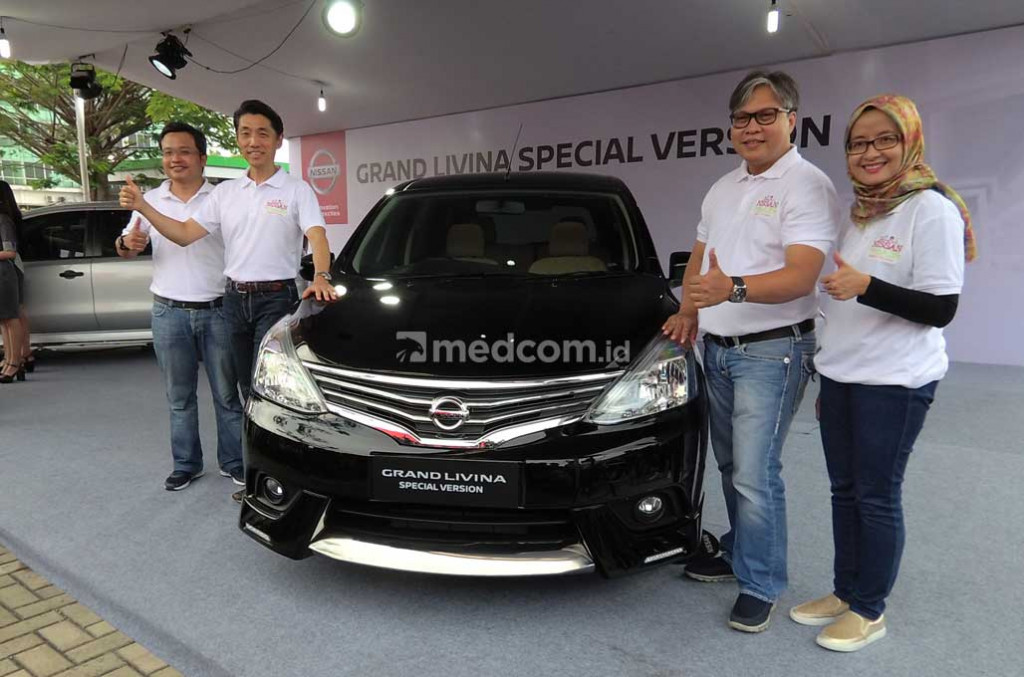 New Nissan Grand Livina Special Version tampil lebih segar. mecom.id/Ahmad Garuda