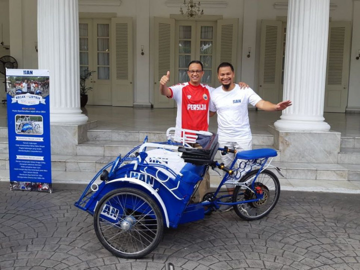 Anies: Tidak Ada Provinsi yang Larang Penarik Becak