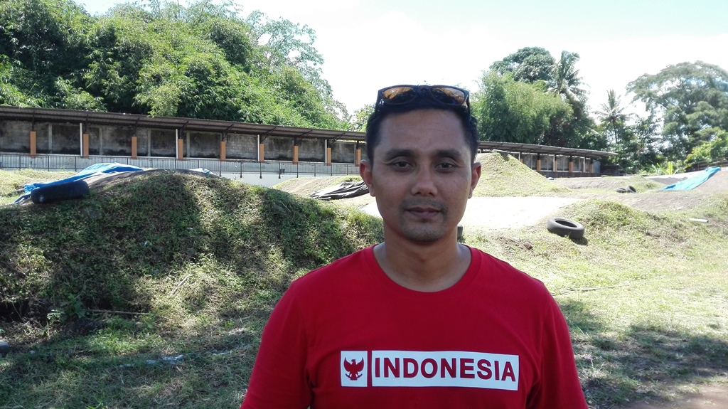 Pelatih Timnas BMX Priyo Santoso. (Foto: medcom.id/A. Firdaus)