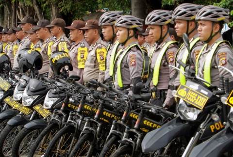 Ilustrasi pengamanan oleh Polisi