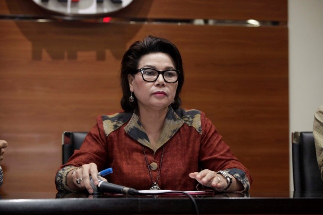 Wakil Ketua KPK Basaria Panjaitan di Gedung KPK, Jakarta, Selasa (6/6). Foto: MI/ ROMMY PUJIANTO.