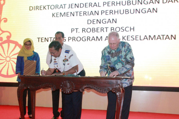 Kolaborasi Bosch-Pemerintah Jaga Keselamatan Berkendara