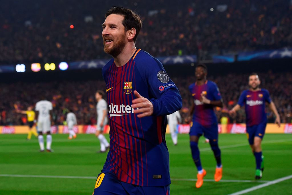 Lionel Messi menjadi bintang kemenangan Barca atas Chelsea usai membuat dua gol dan satu assist (Foto: AFP)