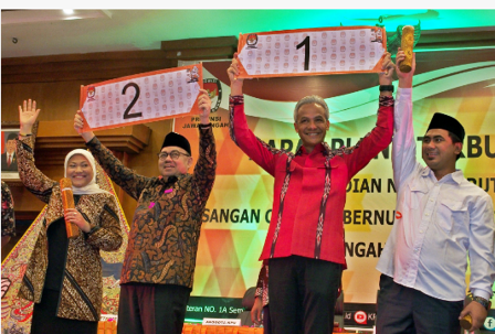 Ganjar-Gus Yasin dan Sudirman-Ida Adu Visi di Metro TV