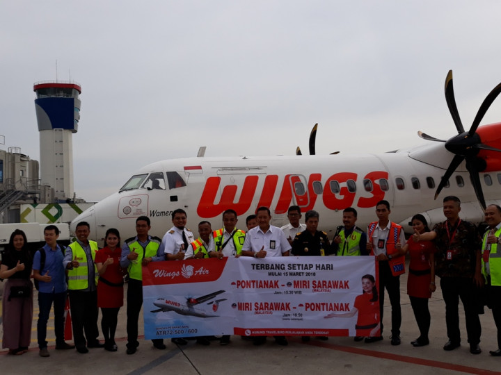 Wings Air Buka Rute Penerbangan Baru Pontianak-Miri