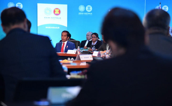 Jokowi Santap Siang di Admiralty House Sydney