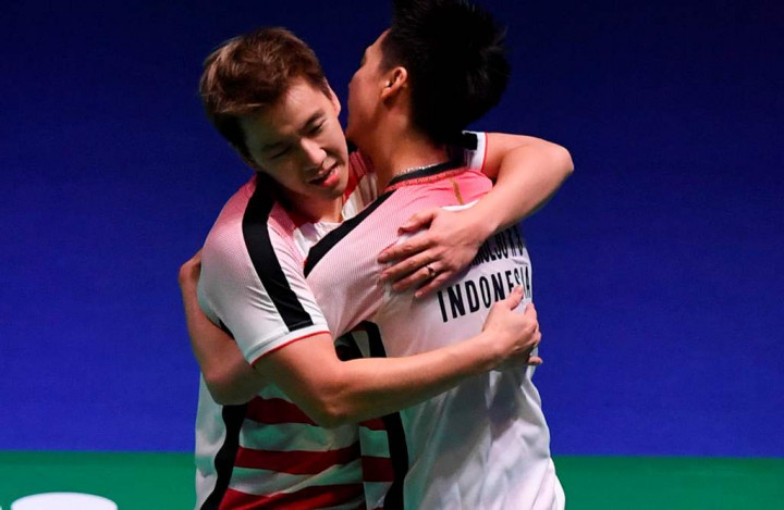 Kata Marcus/Kevin Usai Menangi Gelar All England 2018