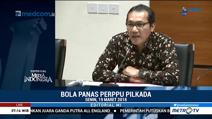 Bola Panas Perppu Pilkada
