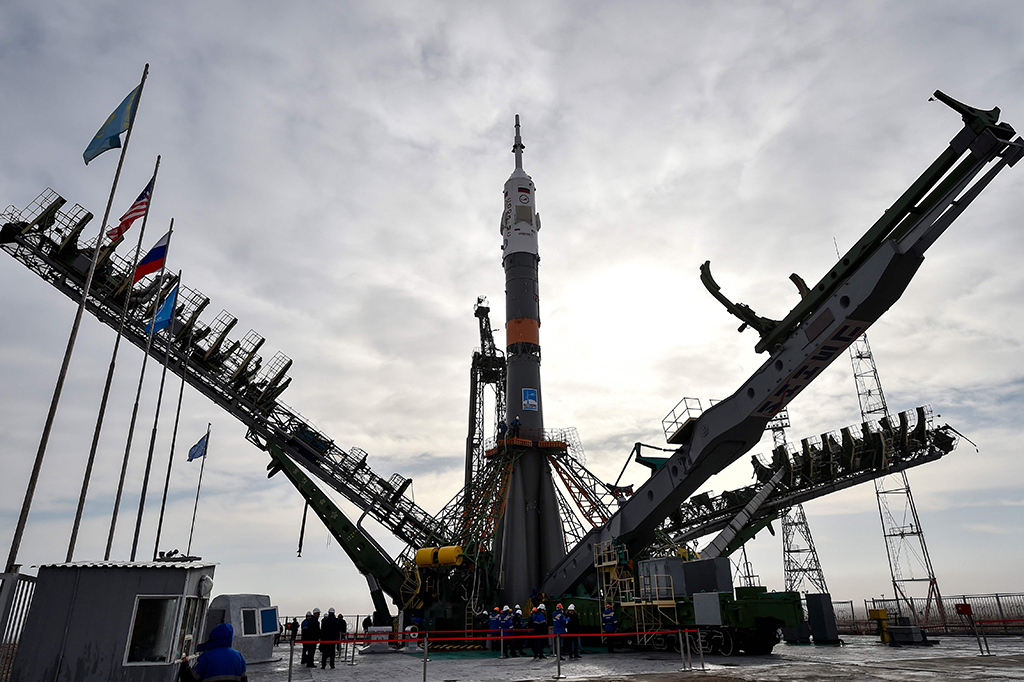 Persiapan Peluncuran Soyuz MS-08 di Kazakhstan