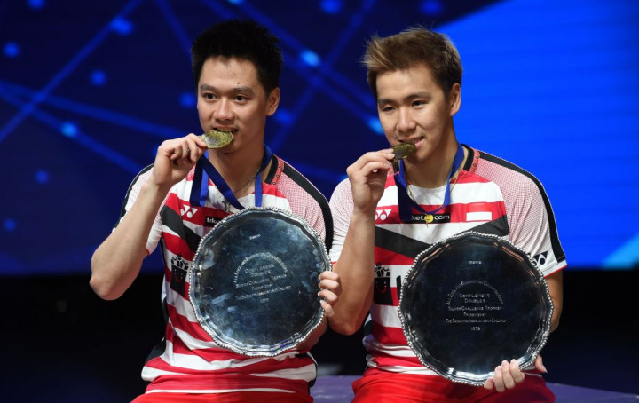 Candaan Marcus/Kevin dan Menpora Usai Juara All England 2018