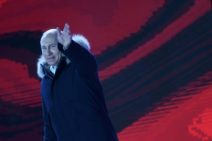 Putin Says Will Engage with West after Record Vote Win