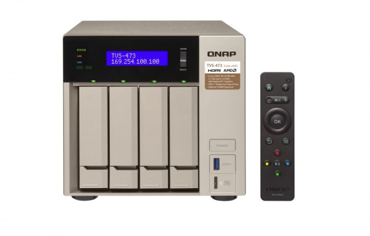 QNAP TVS-473, NAS Canggih Bisa Multimedia