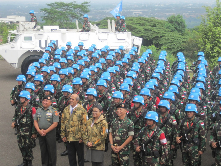 Bahas Pasukan Perdamaian, Menlu Sambangi Markas DK PBB