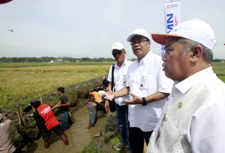 Uji Coba Padat Karya Tunai BNI di Tiga Provinsi