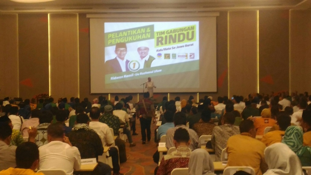 'Rindu' Lantik Tim Pemenangan Gabungan