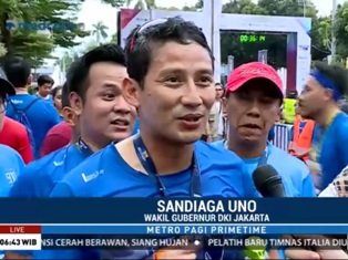 Sandiaga: Metro TV Heritage Run Gabungkan Olahraga dan Pariwisata