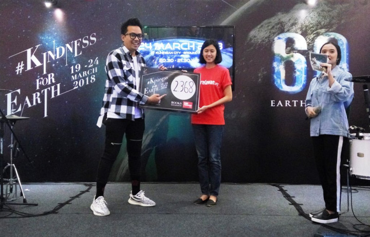 Peduli Lingkungan dan Sosial Pada Earth Hour 2018