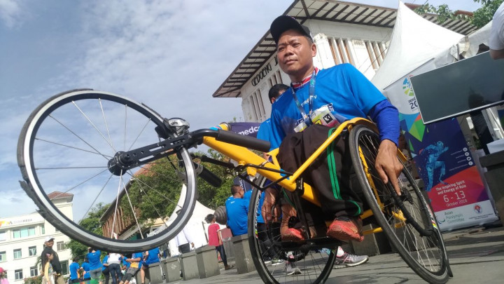 Heritage Run Ajang Pembuktian Pelari Tunanetra