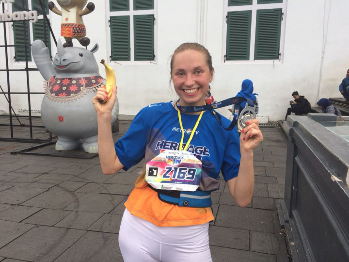 Pelari Rusia Mengenal Sejarah Indonesia Melalui Heritage Run