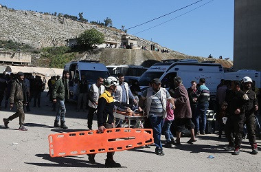 Konvoi Terbesar Mulai Tinggalkan Area Pemberontak di Ghouta