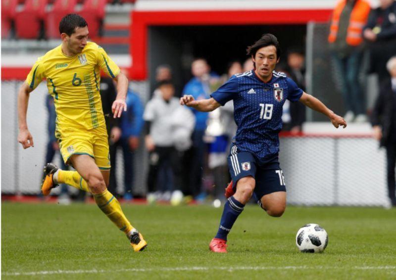 Suasana laga Jepang vs Ukraina. (Foto: google image)