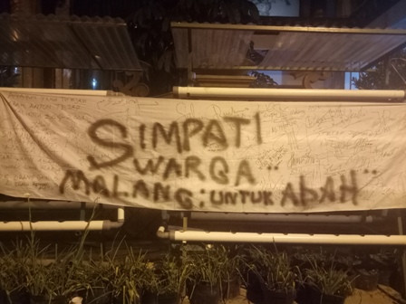 Pendukung Cawalkot Anton Sampaikan Dukungan Lewat Tanda Tangan