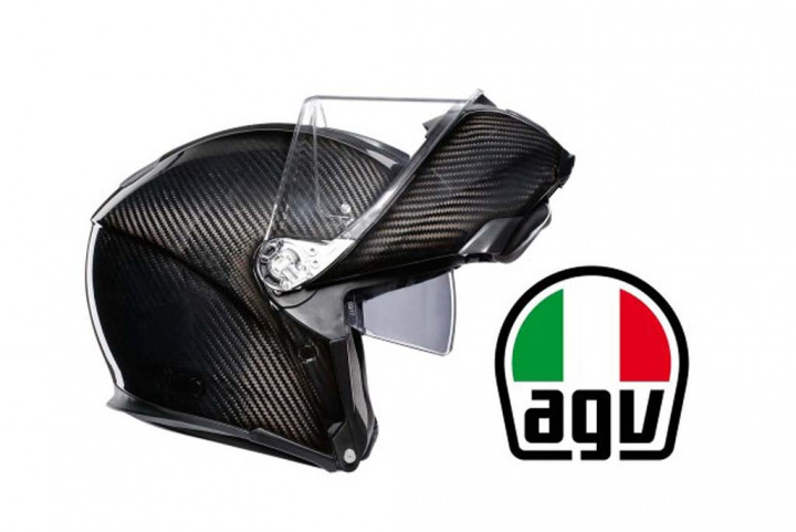 AGV Sukses Bikin Helm Modular Paling Ringan