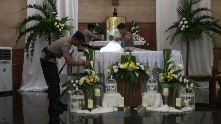 Polisi Yogyakarta Sterilisasi Puluhan Gereja Jelang Paskah