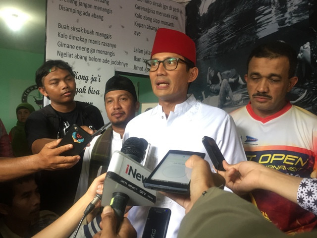 Wakil Gubernur DKI Jakarta Sandiaga Uno. Foto: Intan Yunelia/Medcom.id