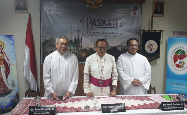Uskup Agung Tolak Komentari Perayaan Paskah di Monas