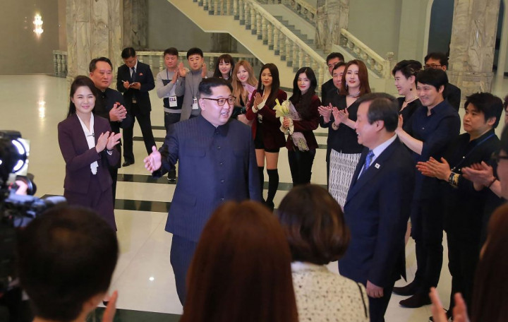 Kim Jong Un Deeply Moved by K-pop concert