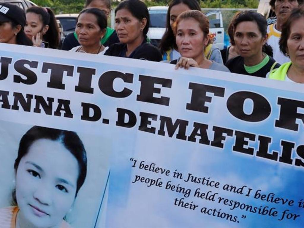 Pasangan suami istri pembunuh ART Filipina dijatuhi hukuman gantung. (Foto: Al Jazeera).